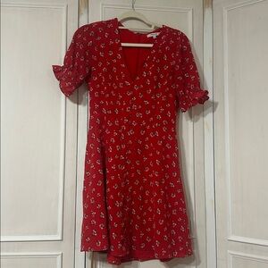 Madewell Vibrant Red Dress